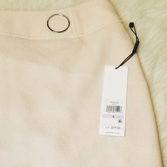 CALVIN KLEIN Twill Suit Skirt - Picture 4 of 14